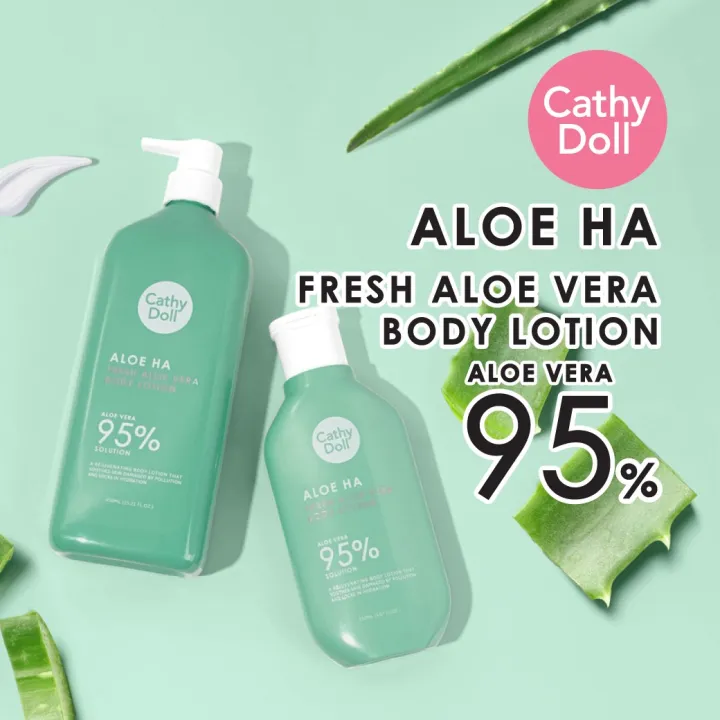 Cathy Doll Aloe Ha Fresh Aloe vera Body Lotion (450ml)