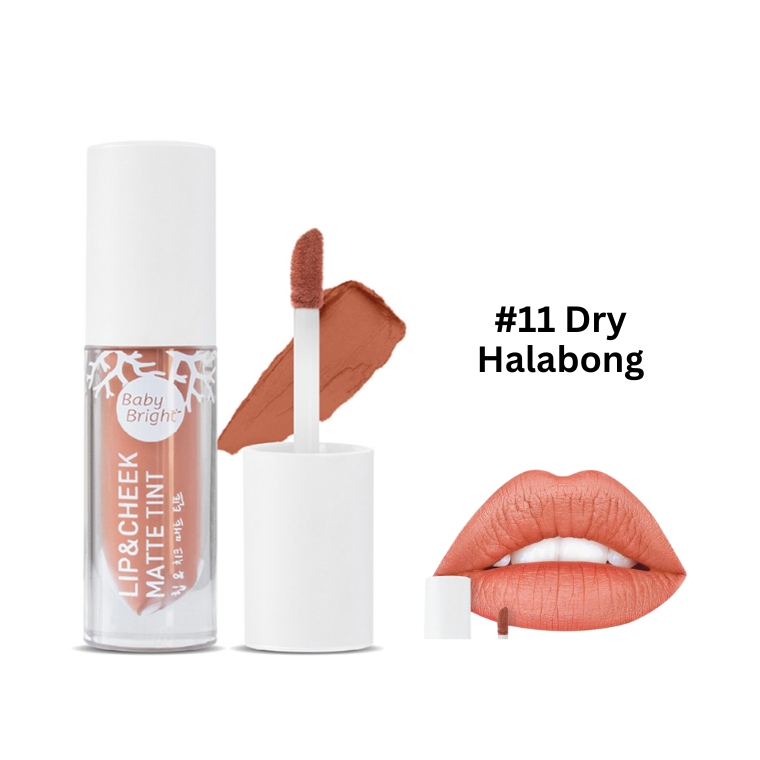 Baby Bright Lip & Cheek Matte Tint #11 Dry Halabong (2.4gm)