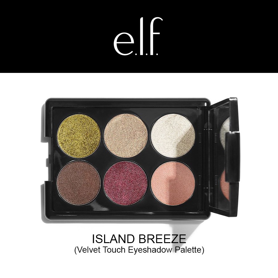 E.l.f. Velvet Touch Eyeshadow Palette- Island Breeze (11gm)