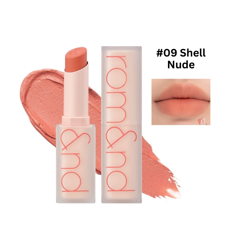 Rom&nd Zero Matte Lipstick #09 Shell Nude(3gm)