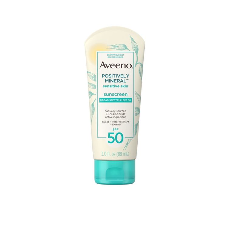 Aveeno Positively Mineral Sunscreen SPF 50 (88ml)