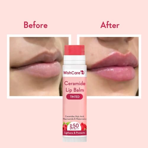 Wishcare Ceramide Lip Balm with SPF 50 PA+++  Tinted (5gm)