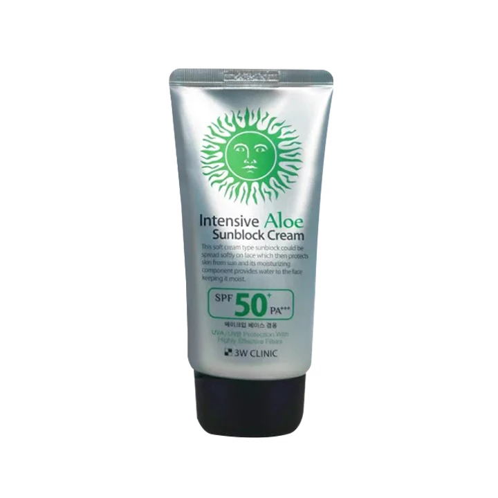 3W Clinic Intensive Aloe Sunblock Cream SPF 50+ PA+++ (70ml)