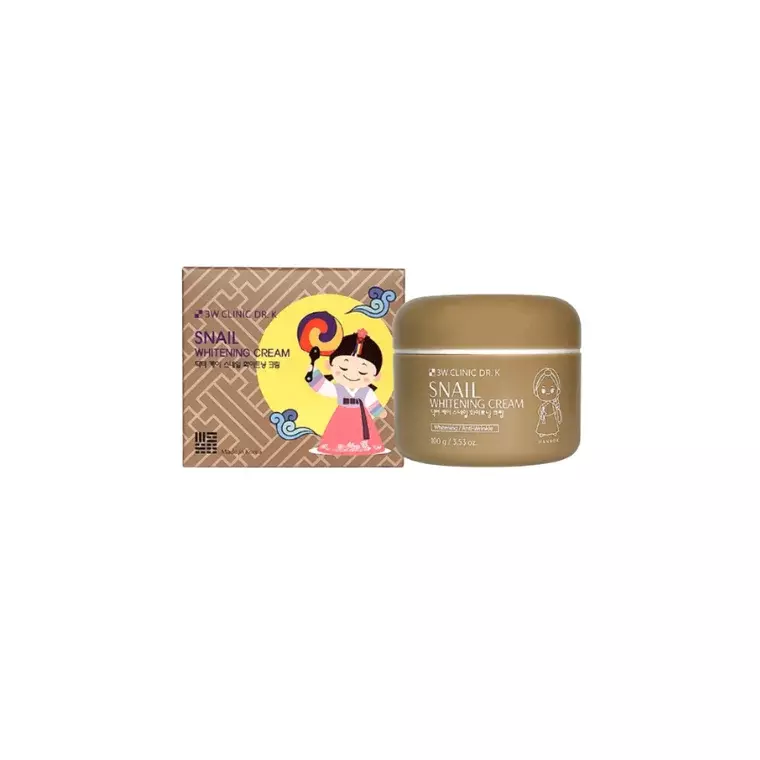 3W Clinic Dr. K Snail Whitening Cream (100gm)