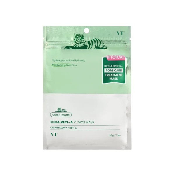 Vt Cosmetics CICA Reti-A 7 Days Mask 7ea (110gm)