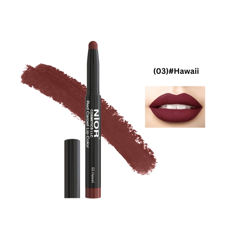 Nior Red Carpet Lip Color-(03)#Hawaii (1.4gm)