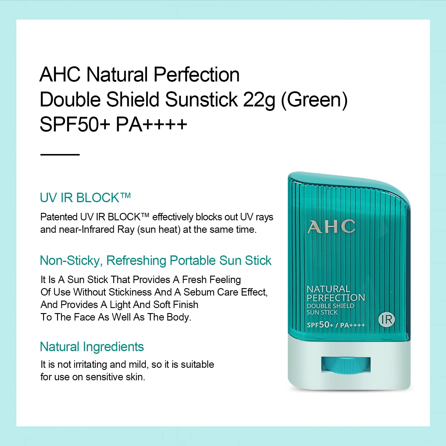 AHC Natural Perfection Double Shield Sun Stick (22gm)