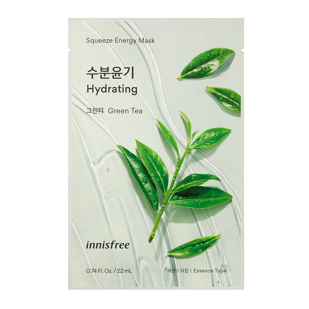 Innisfree Squeeze Energy Mask - Green Tea (22ml)