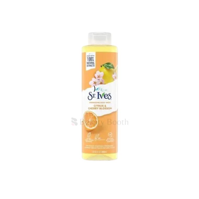 St. Ives Energizing Body Wash with Citrus & Cherry Blossom (650ml)