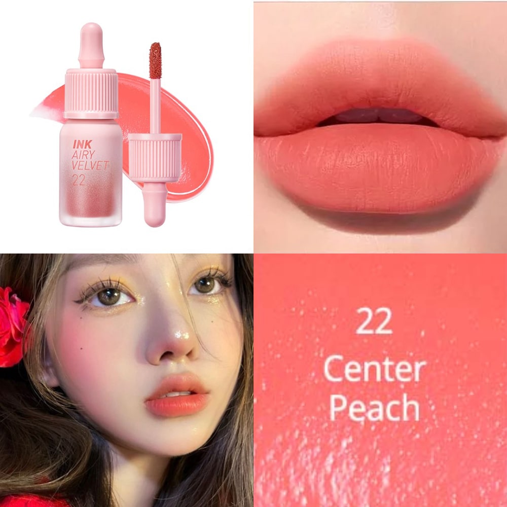 Peripera Ink Airy Velvet Lip Tint #22 Center Peach (4gm)