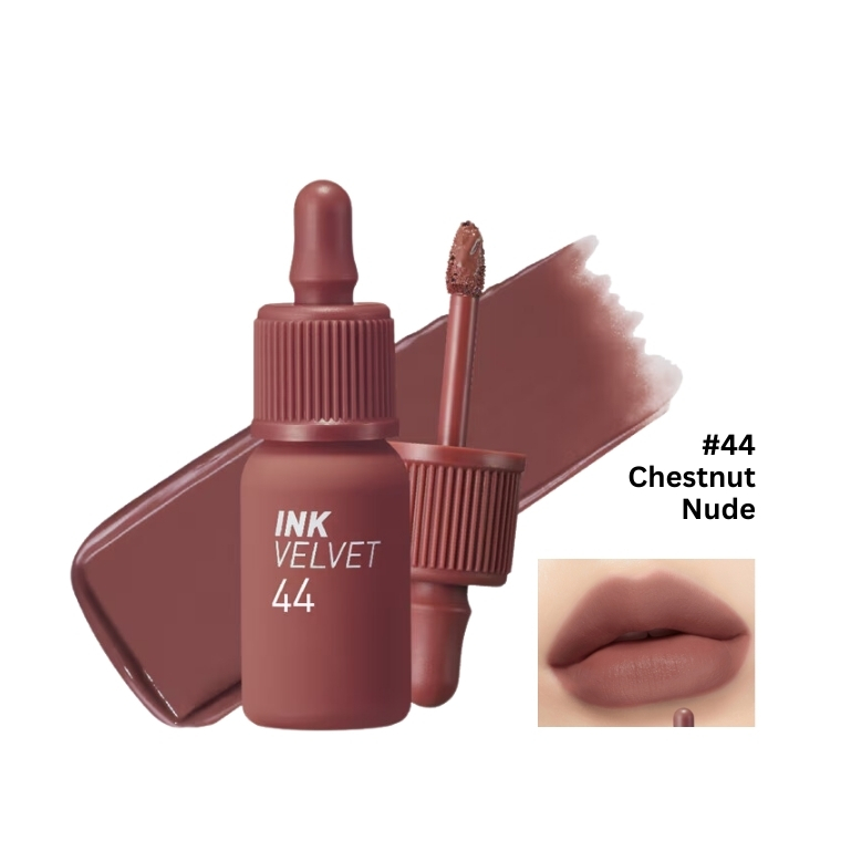 Peripera Ink Velvet  Lip Tint #44 Chestnut Nude (4gm)