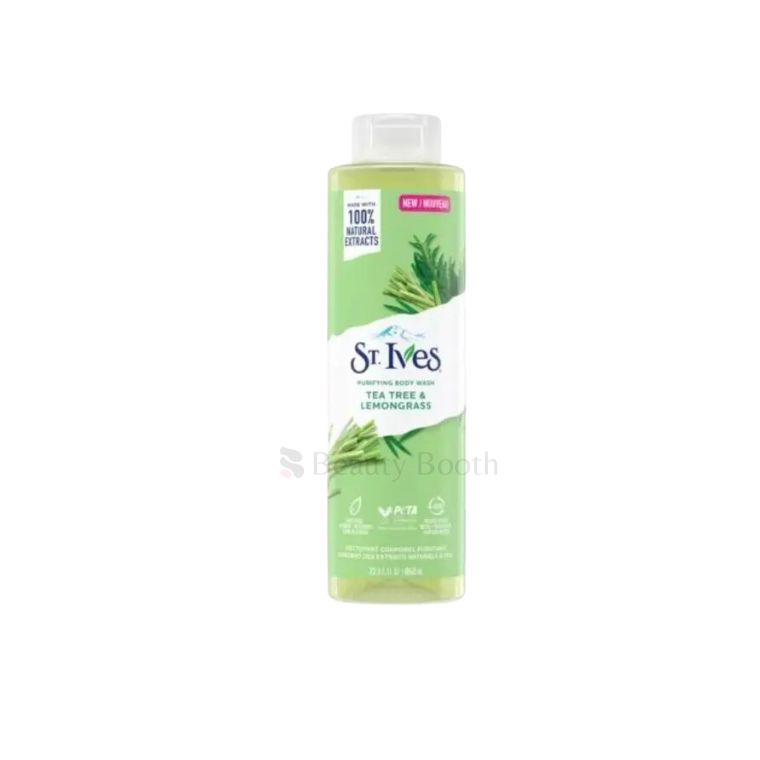 St. Ives Purifying Body Wash with Tea Tree & Lemongrass (650ml)