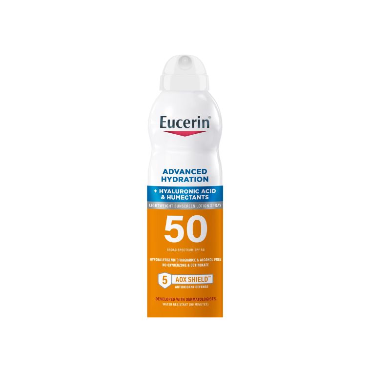 Eucerin Advanced Hydration SPF 50 Sunscreen Spray with Hyaluronic Acid+Humectants (170gm) (2023-10-01)