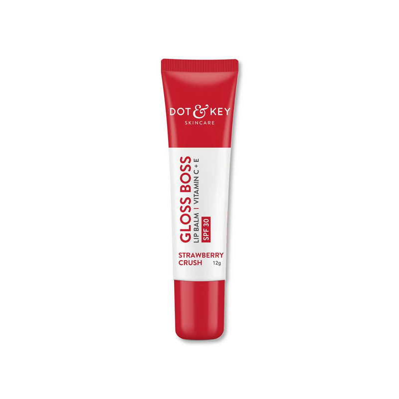 Dot & Key Gloss Boss Vitamin C + E Lip Balm SPF 30 - Strawberry Crush(12gm)