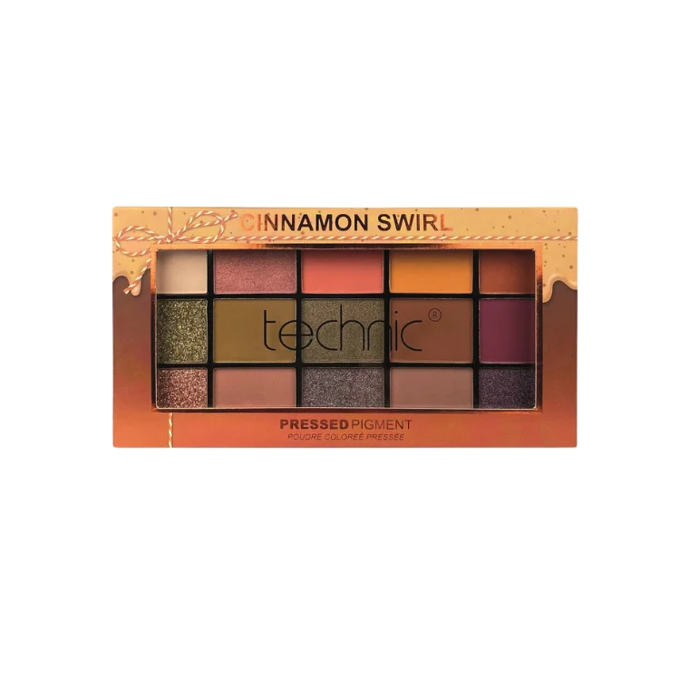 Technic Cinnamon Swirl Pressed Pigment Eyes Shadow Palette(30gm)