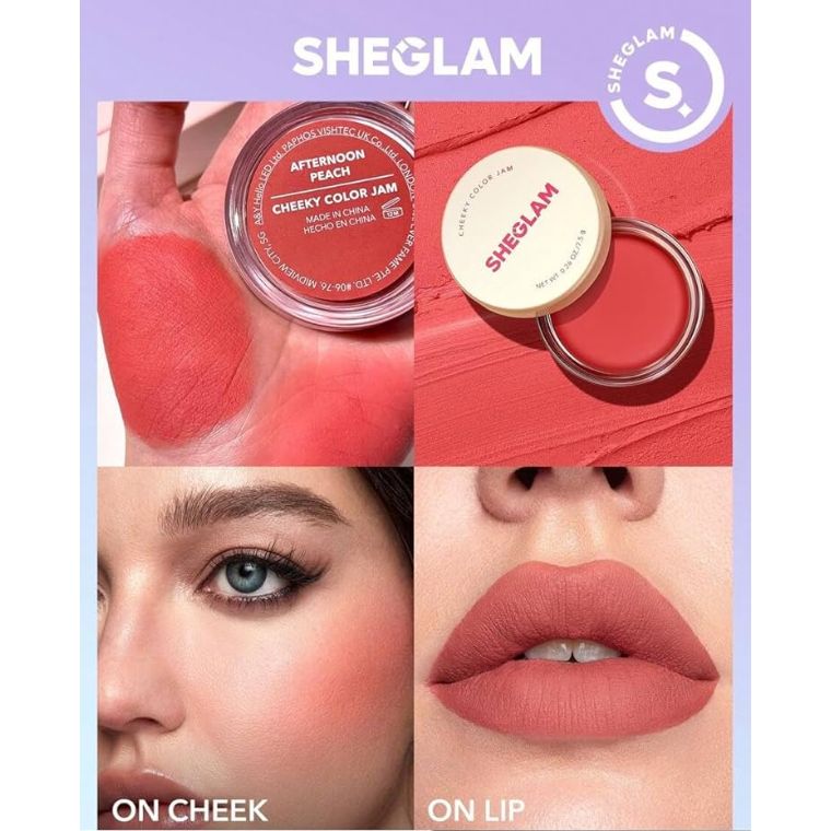 Sheglam Cheeky Color Jam Blush-Afternoon Peach (7.5gm)