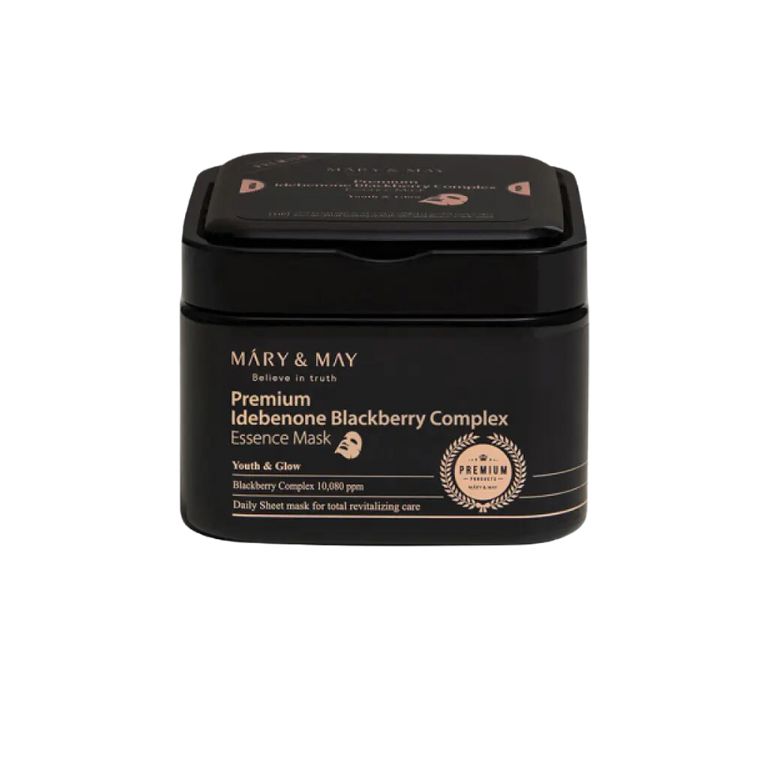 Mary&May Premium Idebenon Blackberry Complex Essence Mask 20 Ea (250gm)