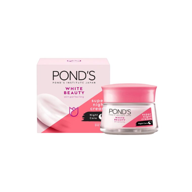 Pond's White Beauty Skin Perfecting Super Night Cream (50gm)