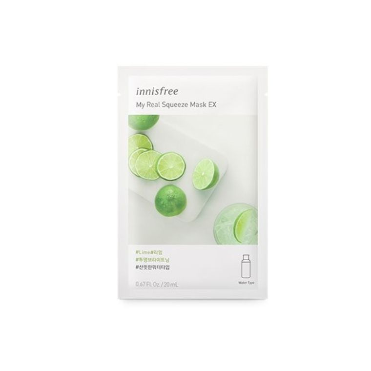 Innisfree My Real Squeeze Sheet Mask - Lime (20ml)