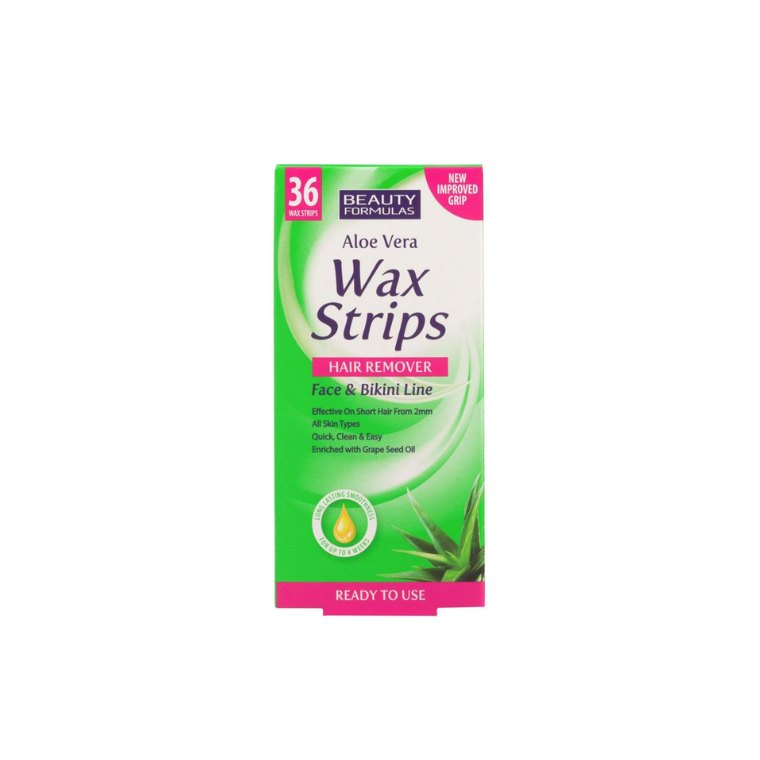 Beauty Formulas Aloe Vera Wax Strips