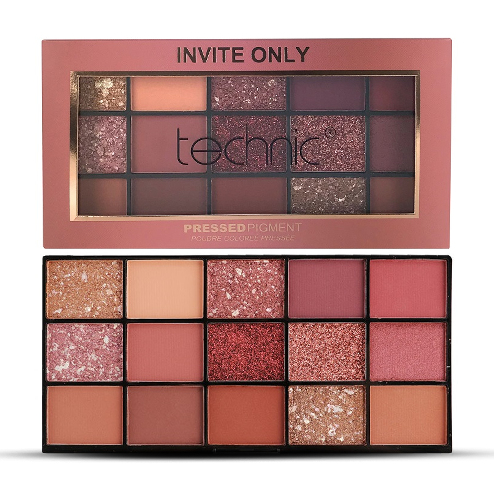 Technic 15 Color Eye Shadow Palette #Invite Only (21.9gm)