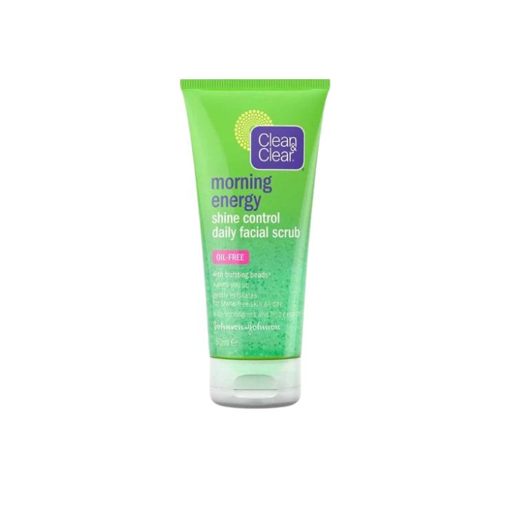 Clean & Clear Morning Energy Shine Control Daily Facial Scrub (150ml)