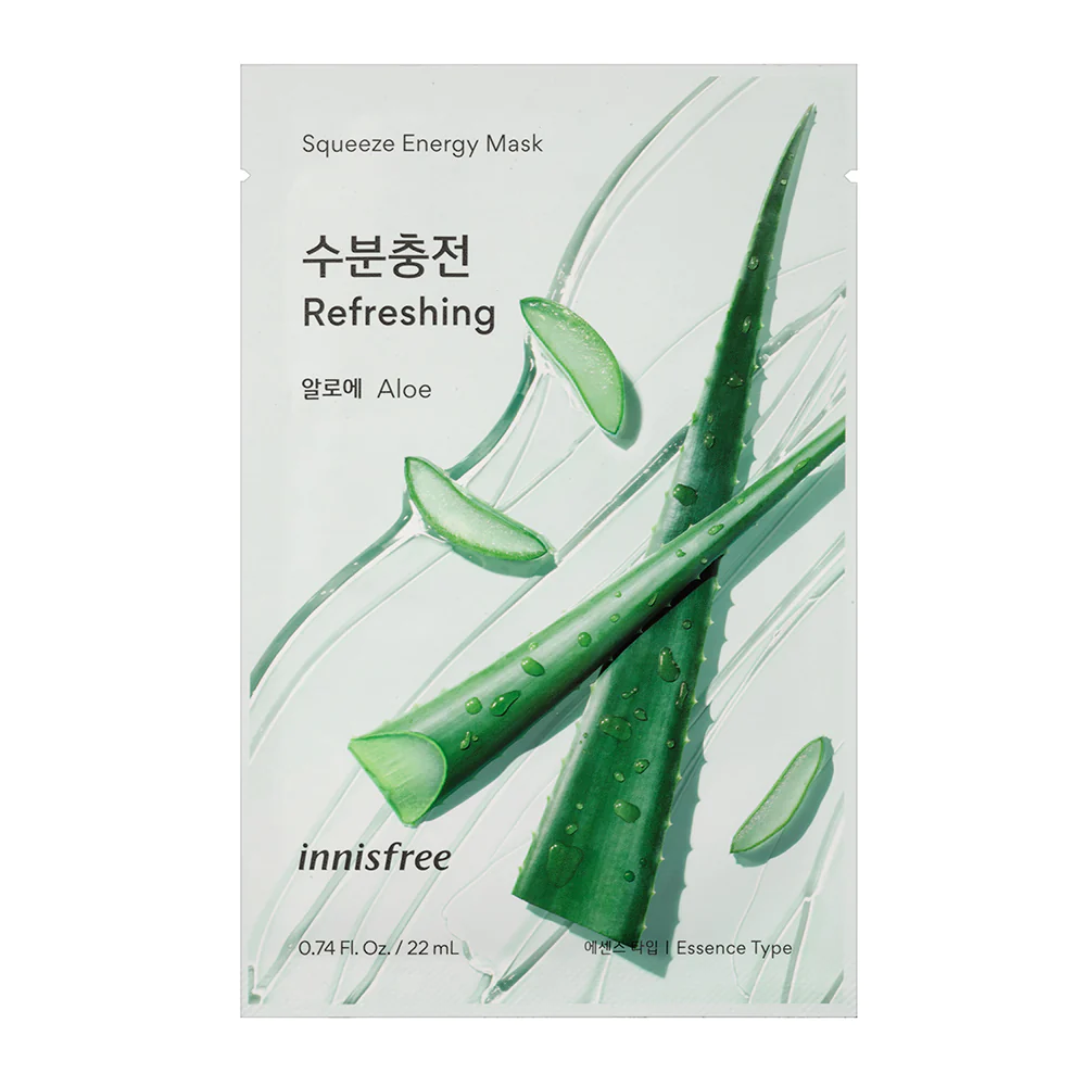 Innisfree Squeeze Energy Mask - Aloe (22ml)