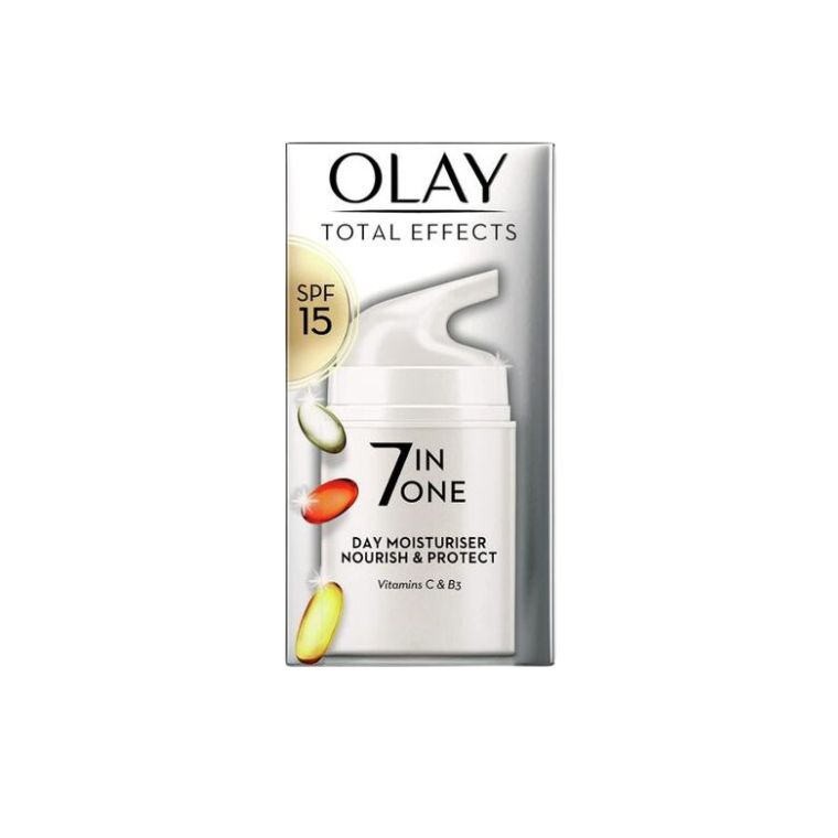 Olay Total Effects 7 in one Day Moisturiser Nourish and Protect vitamin C & B3 SPF 15 (50ml)