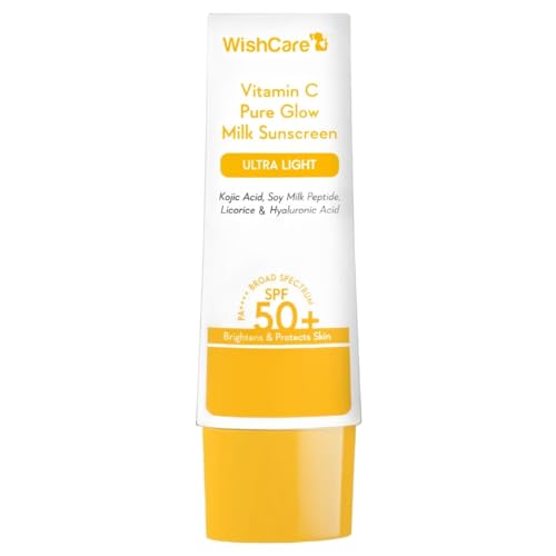 WishCare Vitamin C Pure Glow Milk Sunscreen (50gm)