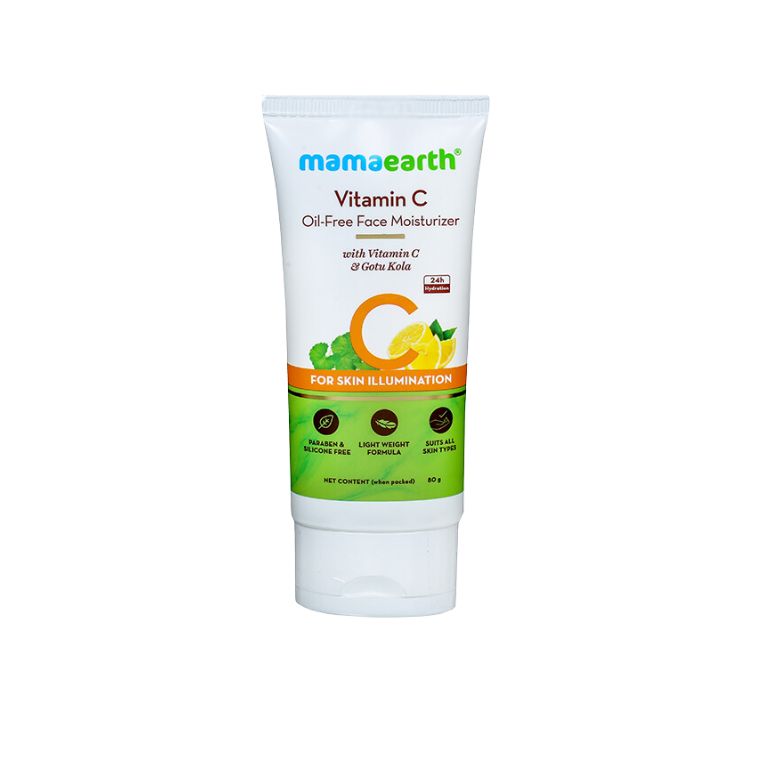 Mamaearth Vitamin C Oil-Free Moisturizer With Vitamin C and Gotu Kola (80gm)