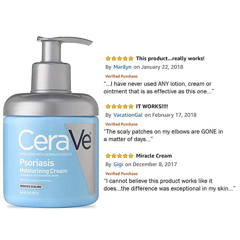 Cerave Psoriasis Moisturizing Cream (227gm)