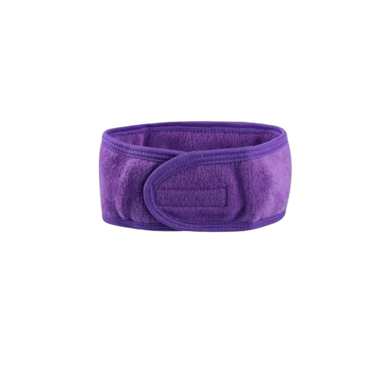 Blink Dark Purple Velcro Design Bath Headband
