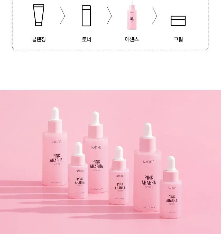 Nacific Pink Aha Bha Serum (20ml)