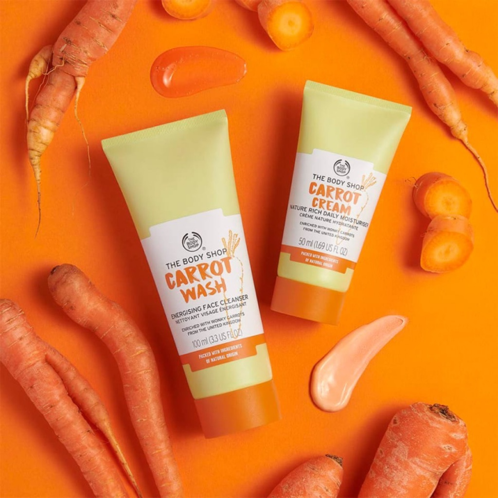 The Body Shop Carrot Wash Energising Face Cleanser (100ml)