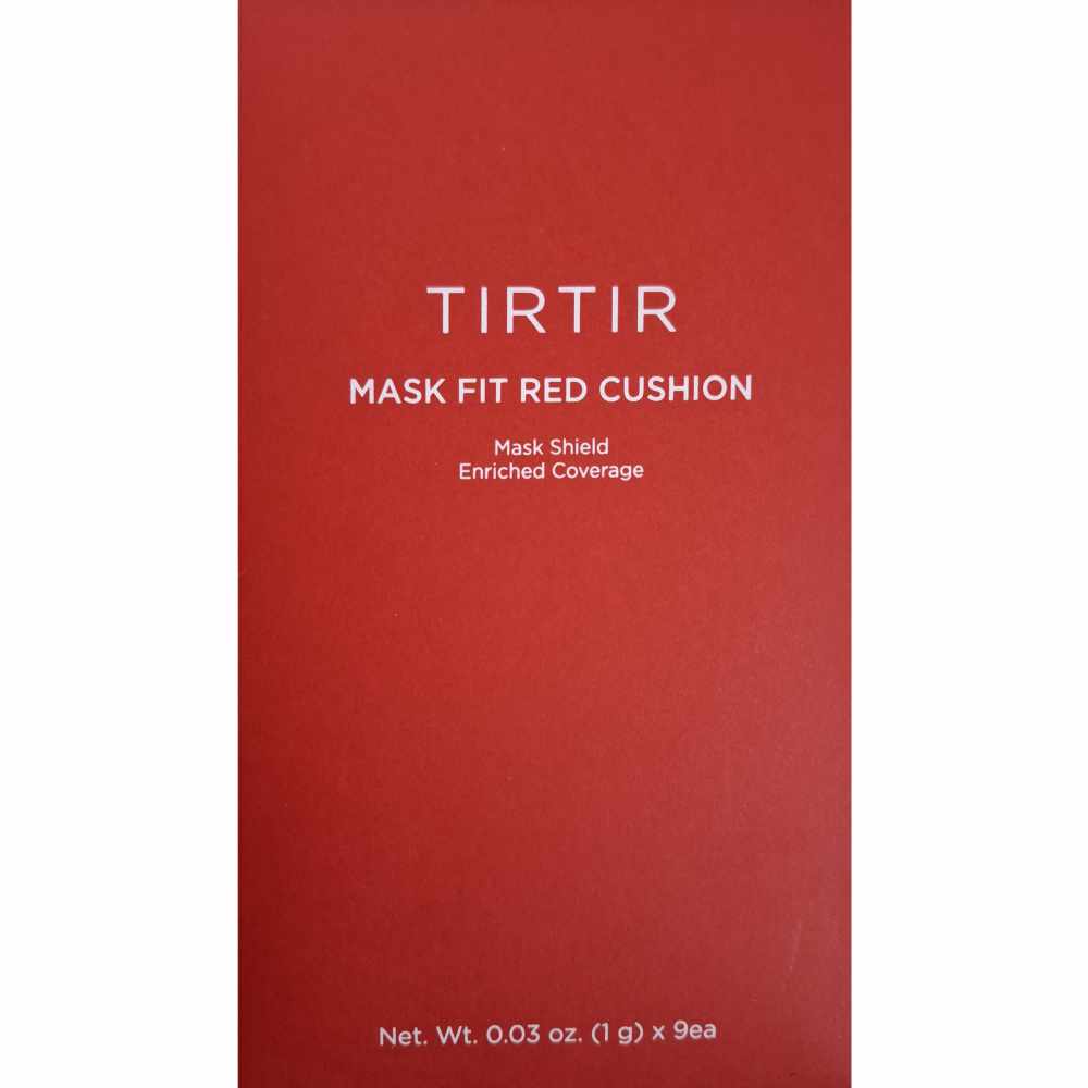 Tirtir Mask Fit Red Cushion Mask Shield Enriched Coverage 33c 33n 34w 34c 34n 34w(1gm)6ea