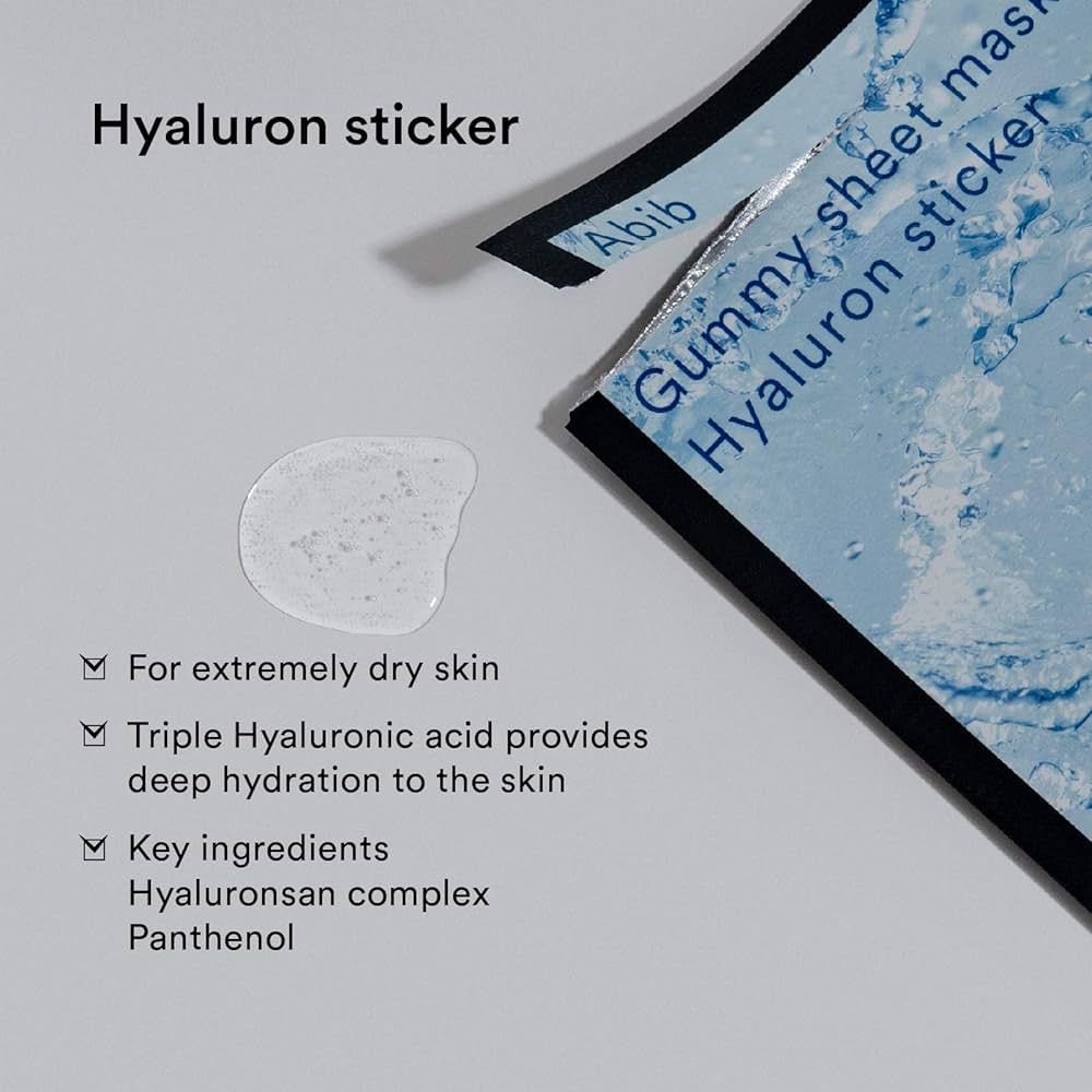 Abib Gummy Sheet Mask Hyaluron Sticker (27ml)