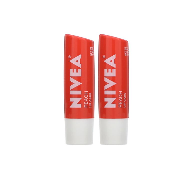 Nivea Tinted Lip Care  Peach - 2 Pack