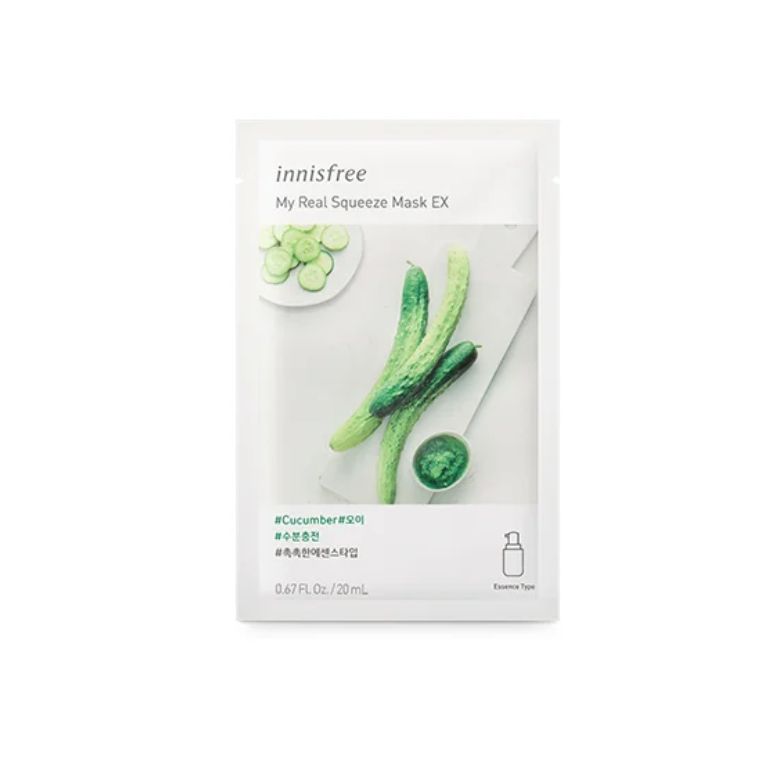 Innisfree My Real Squeeze Mask - Cucumber (20ml)