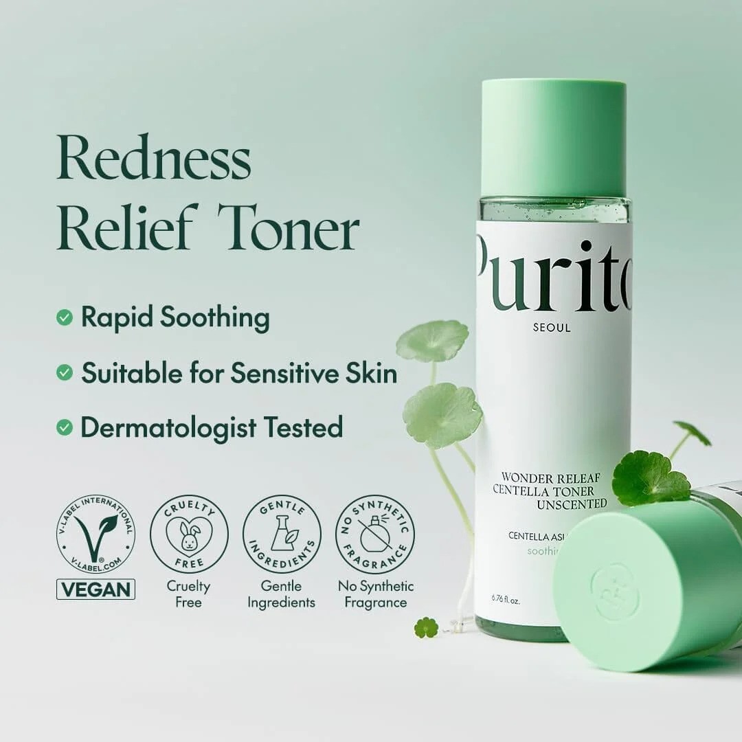 Purito Seoul Wonder Releaf Centella TONER Unscented (200ml)