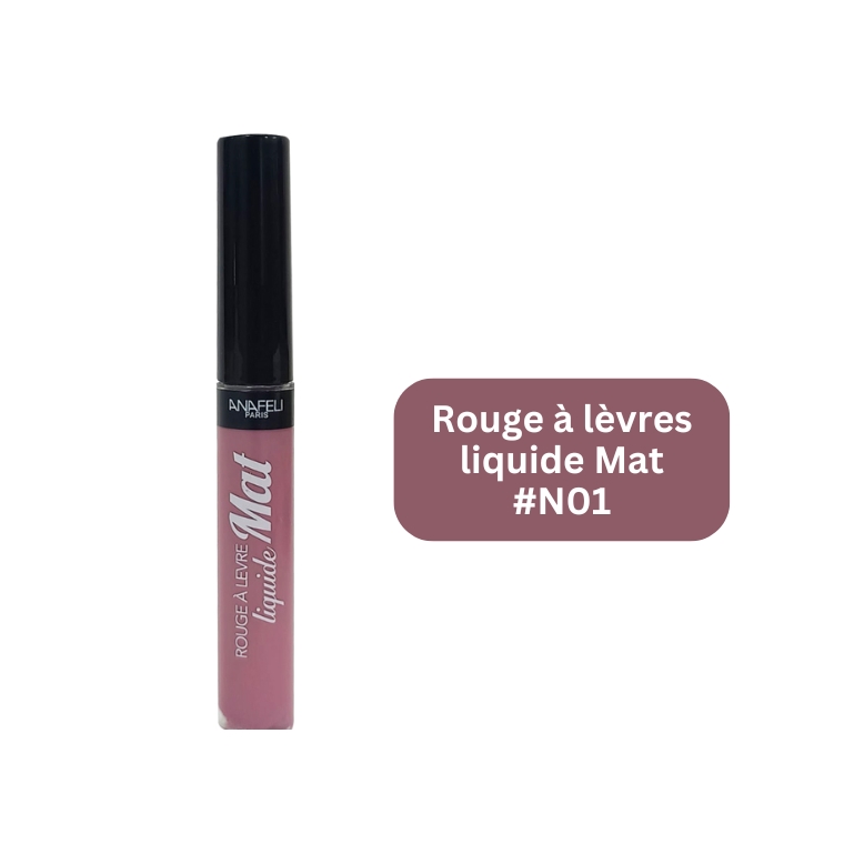 Anafeli Rouge à lèvres liquide Mat #N01 (7ml)