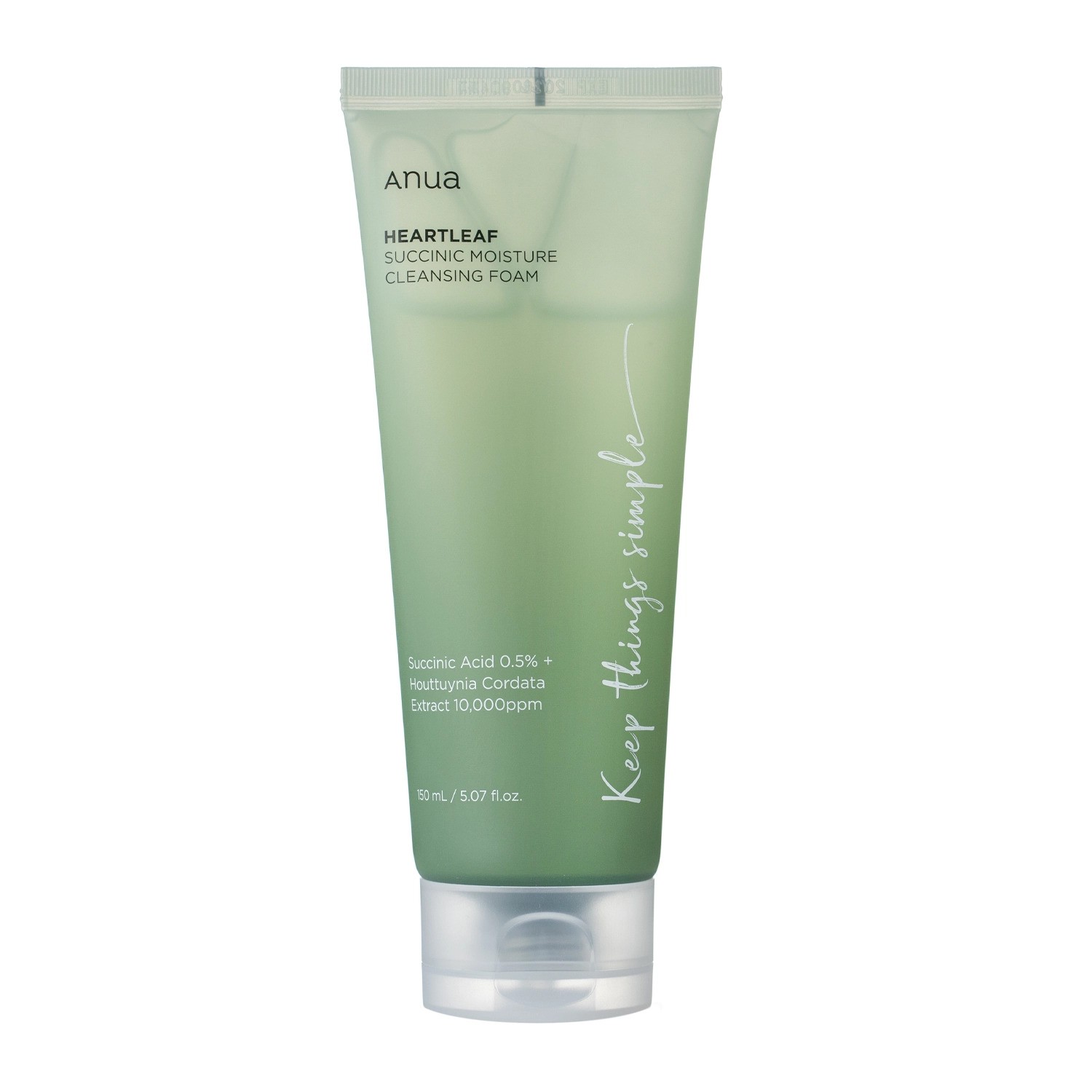 Anua Heartleaf Succinic Moisture Cleansing Foam (150ml)