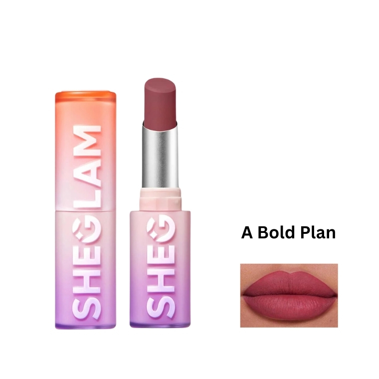Sheglam Dynamatte Boom Long-lasting Matte Lipstick A Bold Plan(2.7g)