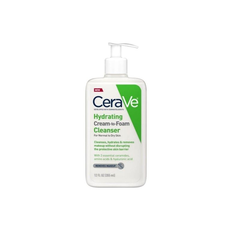 Cerave Hydrating Cream To Foam Cleanser Normal To Dry Skin  (355ml)