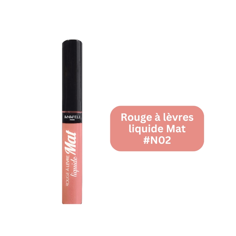 Anafeli Rouge à lèvres liquide Mat #N02 (7ml)