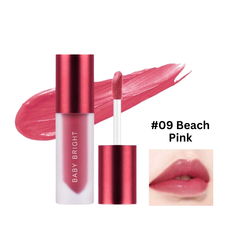 Baby Bright Lip & Cheek Color Stain Essence #09 Beach Pink (2.4gm)