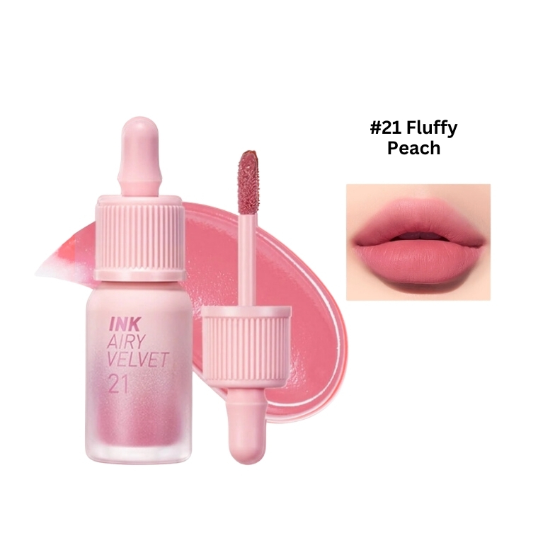 Peripera Ink Airy Velvet Lip Tint #21 Fluffy Peach (4gm)