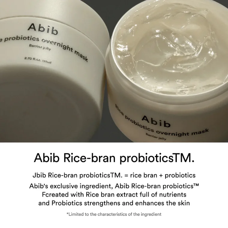 Abib Rice Probiotics Overnight Mask Barrier Jelly (80ml)