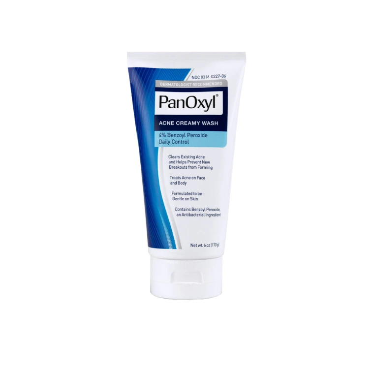 PanOxyl - Acne Creamy Wash 4 Percent Benzoyl Peroxide Daily Control (170gm)