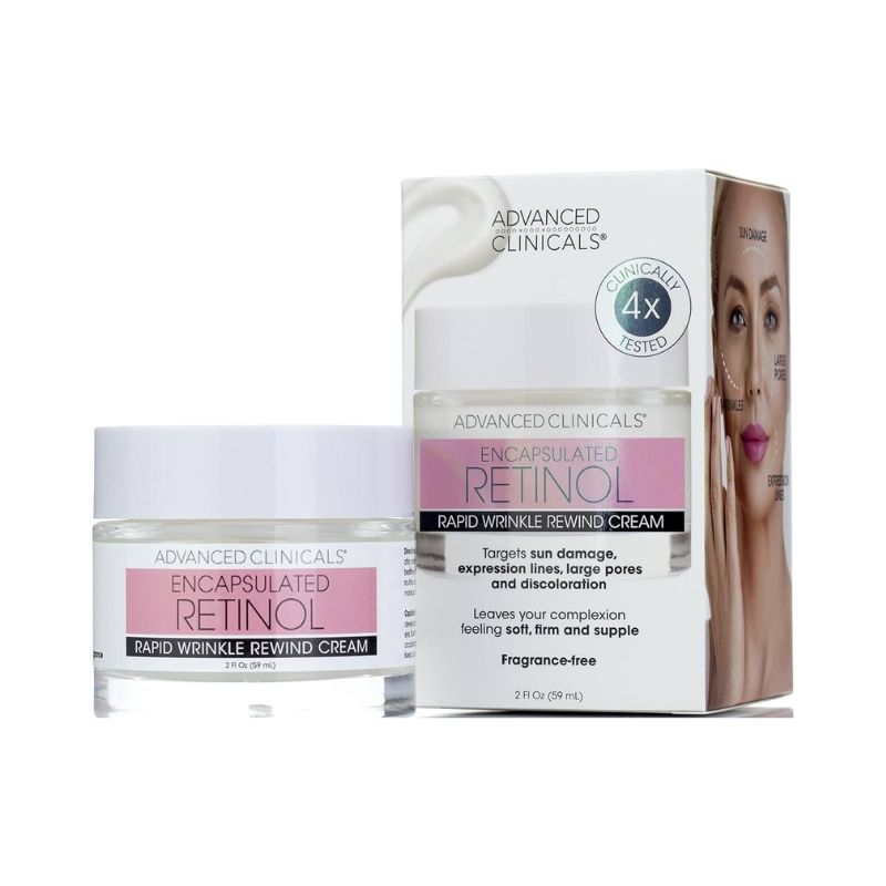Advanced Clinicals Encapsulated Retinol Rapid Wrinkle Rewind Cream (59ml)