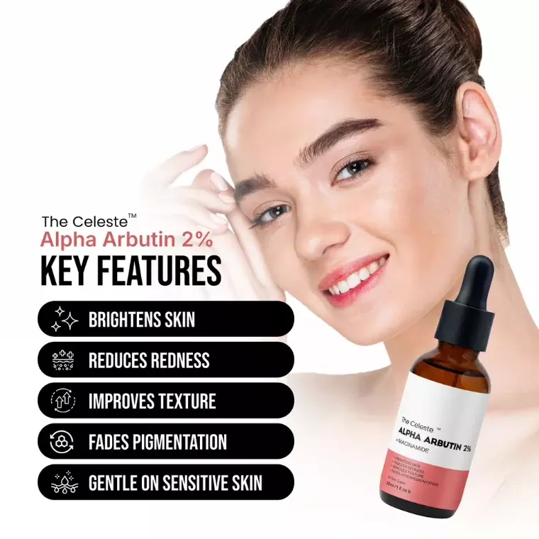 The Celeste Alpha Arbutin 2% + Niacinamide (30ml)